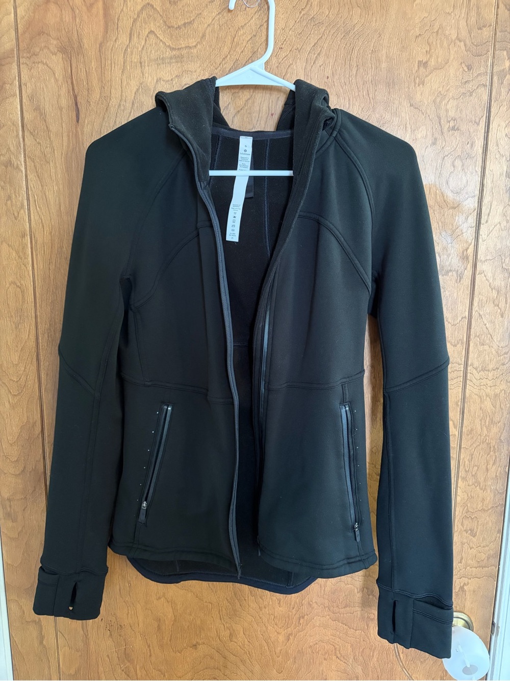 lululemon athletica Black Full-Zip Hoodie Jacket